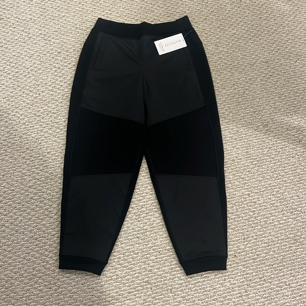 Athleta Black Panel Jogger Pants